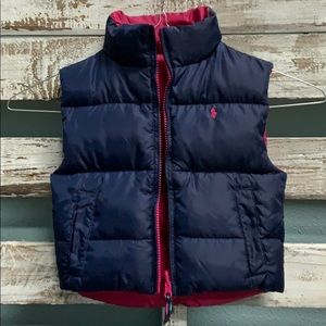 Reversible!! Ralph Lauren 3T Puffer Vest